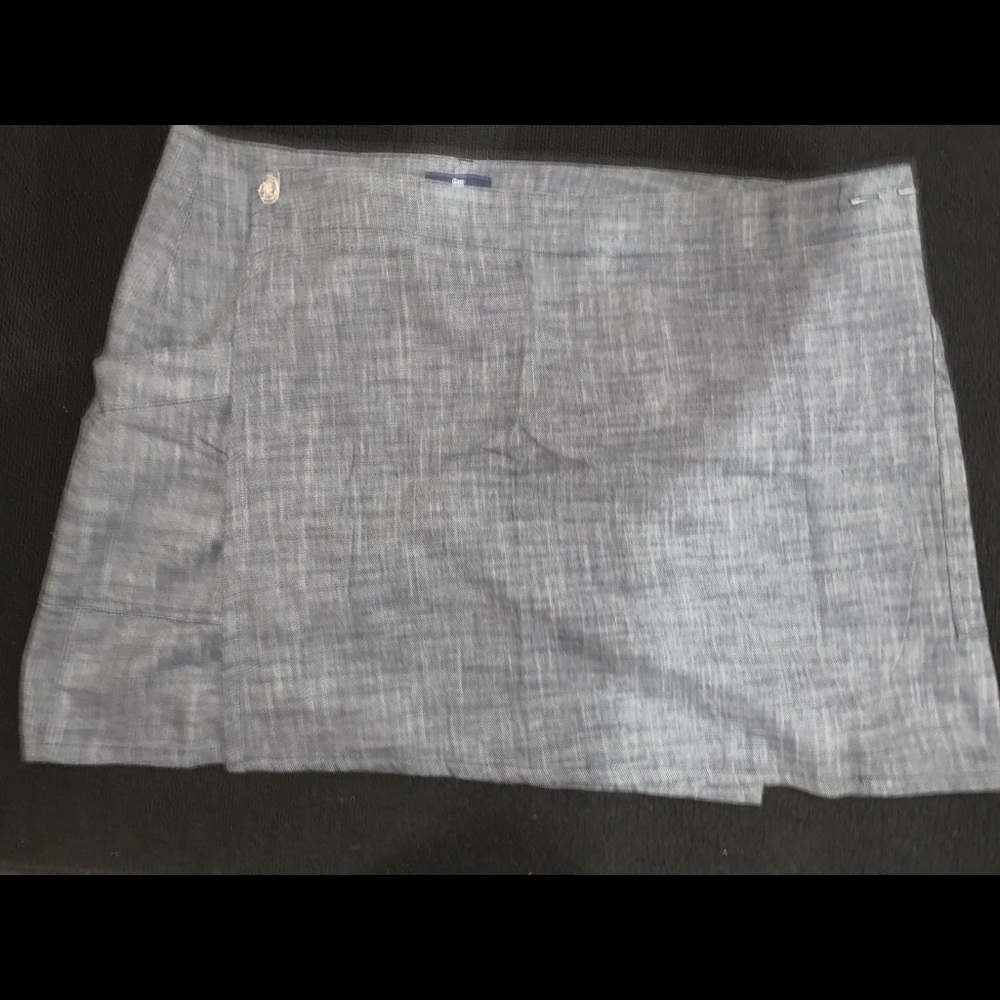 Gap mini wrap skirt